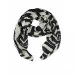 Dea Kudibal - black and white zebra scarf - Dresscodes