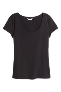 H&M - basic cotton t-shirt - Dresscodes