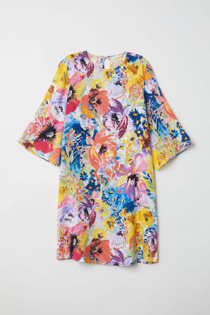 H&M - summer dress with floral print - Dresscodes