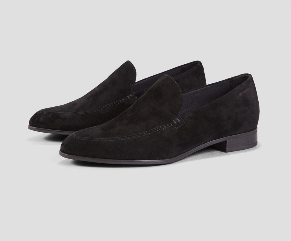 Vagabond - black suede Frances loafer - Dresscodes