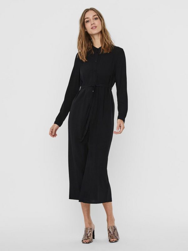 Vero Moda - black basic shirt dress - Dresscodes