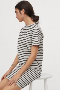 H&M - striped t-shirt dress